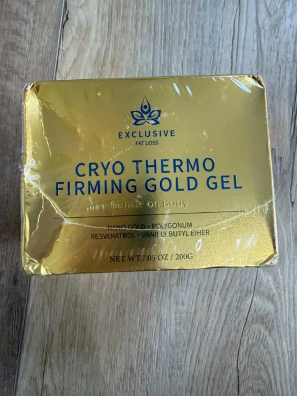 NEW Cryo Thermo Firming Gold Gel Sealed Package 7.05 Oz.